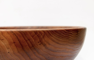 Bols à mélanger avec cuillère pour fruits Saladier avec serveurs Set Golden Print Resin Mango Wood Solid Party Wooden Bowls - Product Image 3