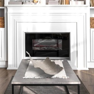 Assiette décorative en céramique faite à la main, forme irrégulière, design minimaliste, couleur unie, vaisselle artistique, décoration d'intérieur - Product Image 3