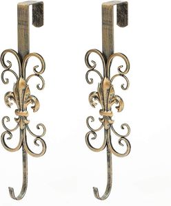 Colgador de puerta de hierro para montar en la pared con estilo elegante y construcción duradera, adecuado para interiores de casas modernas - Product Image 5