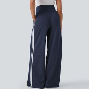 Pantalon homme coupe droite taille haute - 100% toile de coton respirante, taille élastique, coupe droite, décontracté, automne - Product Image 5