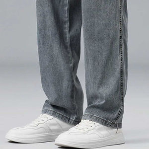 Pantalones Ligeros para Hombre al por Mayor, Jeans Vaqueros Finos de Verano para Hombre, Pantalones de Pierna Recta Ajustados y Elásticos para Hombre, Estilo Casual de Negocios - Product Image 5