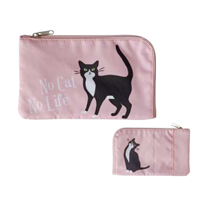 Bolsa de Almacenamiento para Mascarillas con Diseño de Animales, con Compartimentos con Cierre, Organizador de Mascarillas con Diseño de Gatos y Perros, Ideal para Regalo (Poliéster) - Product Image 1