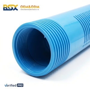 Tubería de filtro ranurada de UPVC OEM PN10 a prueba de colapsos de 4, 6, 8, 10 pulgadas, malla de arena CNC, tubería industrial personalizada para perforación de pozos - Product Image 2