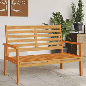Banco de Jardín de Madera de Acacia Sólida, Duradero y Resistente, Bancos de Patio Naturales - Product Image 1