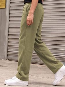 MOMENTUM Men's <b>Brown</b> Canvas Breathable Quick-Dry Lightweight Elastic Waist <b>Joggers</b> Side Pockets Summer Style Nylon/Cotton Unisex - Product Image 3