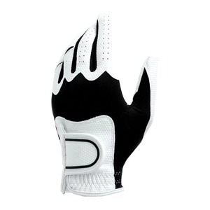 White PU Leather Golf Gloves <b>Full</b> Finger Non <b>Slip</b> Breathable Adjustable Wrist Strap Unisex Sports Gloves - Product Image 5