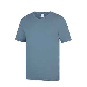 Men <b>V</b> <b>Neck</b> <b>T</b> <b>shirt</b> Cotton 100 Percent Cotton Unisex Wholesale Casual Summer Tee - Product Image 3