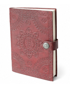 Carnet en cuir fait main de haute qualité, motif mandala, avec fermoir à monnaie vintage – Fournisseur en gros - Product Image 5