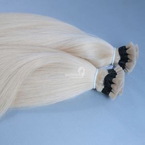 Extensión de cabello humano Remy Cabello a granel Blanco Doble dibujado Precio al por mayor No sintético Hecho en Vietnam - Product Image 3
