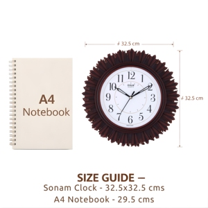 Horloges murales silencieuses tendance de 12 pouces pour la décoration du salon et la décoration murale de luxe pour la maison - Product Image 4