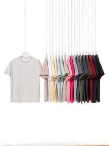 Camiseta de Hombre con Cuello Redondo, 100% Algodón, Corte Regular, Estilo Urbano, con Logotipo Bordado e Impresión Personalizada, Ribete en Contraste de Alta Calidad - Product Image 2