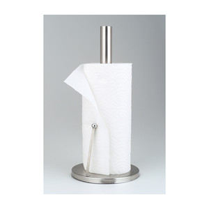 Portarotolo da Cucina Autoportante in Acciaio Inossidabile, Supporto per Carta Assorbente da Bancone - Product Image 1