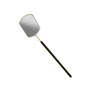 Personalized Stainless Steel Silver Finish Oval Shape Lighted <b>Pocket</b> Cosmetic Mirror Custom Logo - Product Image 2