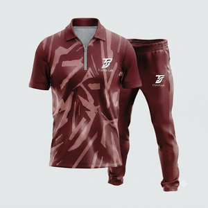 Conjunto de Uniforme de Pickleball Sublimado Unisex T-Stitch Lab, Estampado Geométrico, Poliéster que Absorbe la Humedad, Manga Corta, Corte Regular, Verano - Product Image 4