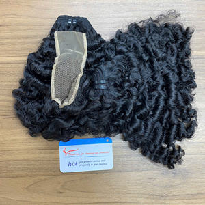 Extensions de cheveux humains doublement tirés, couleur naturelle, cheveux vietnamiens, tissage de cheveux, boucles vapeur, boucles birmanes, vente chaude 2026 - Product Image 2