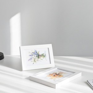 Cadre photo décoratif en bois fait main et écologique pour table, idéal pour les couples, les familles et les anniversaires de mariage - Product Image 3