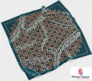 Colección Mayorista de Pañuelos de Lujo Personalizados con Diseño Impreso, Pañuelos de Moda para la Cabeza, Hijab, Chal, Pañuelo Cuadrado con Sensación de Seda - Product Image 5