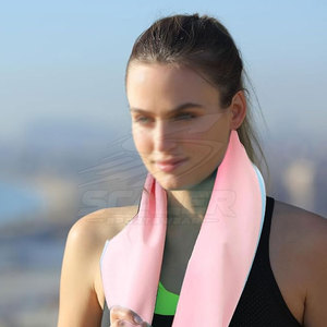 Serviette de sport compacte à séchage rapide en tissu tricoté avec microfibre douce pour la gym, le yoga, la natation, la course à pied et les sports de plein air - Product Image 4