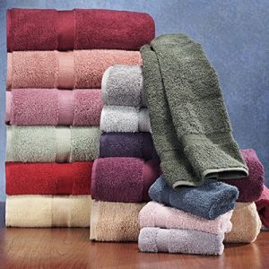 White Cotton <b>Bath</b> <b>Towel</b> <b>Set</b> Rectangle Solid Color Woven Home Use Adult Size by Harshit international India - Product Image 2