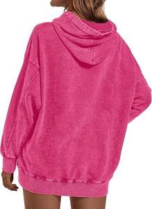 Sweat à capuche robuste en toile pour homme, mélange de coton, poche kangourou, capuche réglable, style décontracté et streetwear pour l'extérieur - Product Image 2