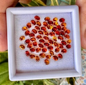 Citrine naturelle de forme ovale, pierres précieuses jaunes, pierres en vrac pour la fabrication de bijoux, bagues, pendentifs, boucles d'oreilles, haute qualité - Product Image 1
