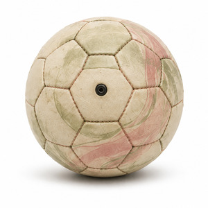 Dravelle Industry Custom 32 Panel <b>Hand</b> <b>Stitched</b> PU Soccer Ball Size 5 Olive Rose Watercolor Football for Training Match - Product Image 2