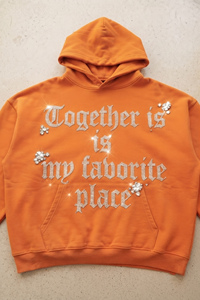 Conjunto de Sudadera con Capucha y Pantalones Deportivos Ligeros de Forro Polar con Pedrería Personalizada, Ropa de Moda de Invierno, Trajes Deportivos Holgados Unisex - Product Image 3
