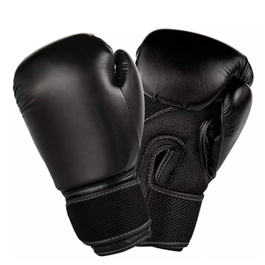 Guantes de Boxeo de Cuero Transpirables de Diseño Personalizado al por Mayor, Correa de Muñeca Ajustable con Cierre de Gancho y Bucle, Elegantes para Entrenamiento de Boxeo - Product Image 3