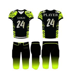 Vêtements de football américain en gros, marque privée, uniforme court, léger, respirant, en polyester, kit d'entraînement personnalisable pour - Product Image 6