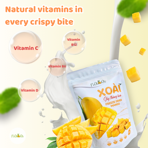 100% Natural saludable liofilizado en rodajas Mango dulce FD proceso 18g bolsas listas para comer OEM a granel disponible - Product Image 5