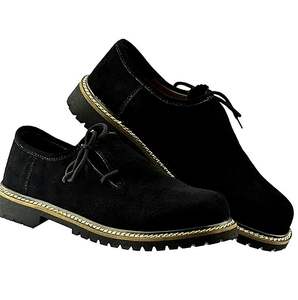 รองเท้าหนังแท้คุณภาพสูงสำหรับผู้ชาย ดีไซน์หรูหรา ปิดนิ้วเท้า แบบผูกเชือก ใส่สบายสำหรับกิจกรรมกลางแจ้ง คอลเลคชั่นฤดูใบไม้ร่วง สวยสง่า - Product Image 1