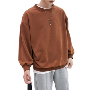 Sweat-shirt pour homme 2022 coton, décontracté, couleurs unies, vente en gros, OEM, Export, qualité, Design personnalisé, nouvelle mode 100% - Product Image 1