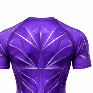 Ensemble de vêtements de sport pour hommes, t-shirt de course à pied, short athlétique, respirant, en maille, séchage rapide, entraînement en salle de sport, vêtements de sport actifs - Product Image 4