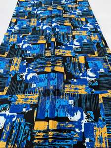 Tela de Algodón Ankara con Estampado Africano de Alta Calidad de Kinshasa, con Patrón Tejido con Memoria para Diseños de Ropa de Moda - Product Image 4