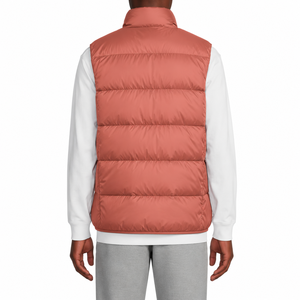 Best Quality <b>Men's</b> Winter Puffer <b>Vest</b> Breathable Eco-Friendly Polyester/Cotton Zipper Closure Outdoor Casual Wear Customized - Product Image 2
