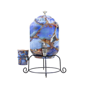Hammered Copper Water <b>Dispenser</b> with Tap Round Vintage Design for Kitchen Use Handmade Water <b>Dispenser</b> - Product Image 3