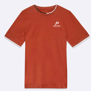 เสื้อยืดแฟชั่นผู้ชาย ดีไซน์เรียบง่ายทันสมัย ผ้าฝ้าย 100% แห้งเร็ว ระบายอากาศได้ดี เนื้อผ้าเบาสบาย เหมาะสำหรับใส่ลำลองสไตล์สตรีท - Product Image 1