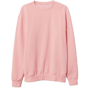 Nouveau Sweat-shirt Femme Tendance 100% Coton Tricoté Col Rond Manches Longues avec Revers Cousus Anti-Plis pour Fille Vêtement d'Automne - Product Image 1