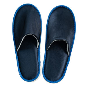 Pantuflas de Terciopelo de Lujo para Hotel de 5 Estrellas, Pantuflas Cerradas con Logotipo Bordado Personalizado, Pantuflas Antideslizantes para Habitación de Huéspedes, para Resort VIPSuite - Product Image 1