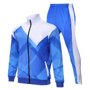 Ensemble de survêtement en coton personnalisé OEM, imprimé, hiver, décontracté, haute qualité, unisexe, logo personnalisé, sublimation, veste de sport légère - Product Image 1
