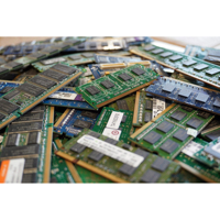 RAM Komputer Desktop Bekas 1000 Gram, Konektor Emas Terpilin untuk Pemulihan Emas, Produk Berkualitas Tinggi