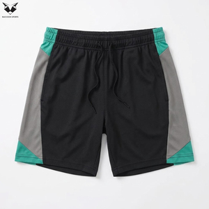 <b>Men</b> Gym Sports <b>Shorts</b> Elastic Waist Breathable Mesh Exercise Training <b>Shorts</b> Custom Printing Athletic Jogging <b>Shorts</b> - Product Image 5