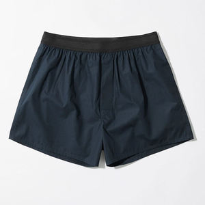 Calzoncillos bóxer para hombre, de talle medio, sin costuras, tejidos, 95% algodón, 5% elastano, suaves, transpirables, venta al por mayor, logotipo OEM, cintura cómoda - Product Image 2
