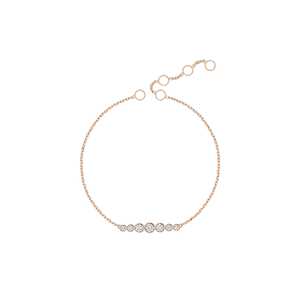 Bracelets délicats en diamant, or massif 14 carats, sertissage clos, taille ronde, diamant de laboratoire, minimalistes, pour superposition, usage quotidien, solitaires, vente en gros - Product Image 1
