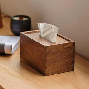กล่องใส่กระดาษทิชชูไม้สไตล์เรียบง่าย ของตกแต่งบ้าน - Product Image 5