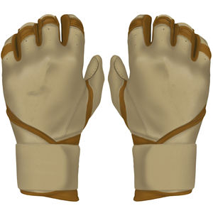 Gants de frappeur de baseball de haute qualité pour gaucher, à doigts entiers, en cuir durable, antidérapants, pour l'entraînement des adultes et des jeunes - Product Image 1
