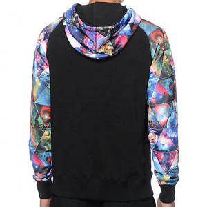 Sweat-shirt à capuche personnalisé pour homme, imprimé à l'écran, 100% coton, style motard, avec détails en diamant - Product Image 6