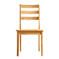 Chaise de salle à manger pliable en bois de caoutchouc moderne - Meubles de salle à manger pour la maison, le bureau, l'appartement et l'hôtel
