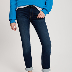 Jeans de Mujer de Primera Calidad, Azules, Corte Recto, Ajustados, Casuales, Nuevo Estilo, Pantalones de Mezclilla para Mujer, Precio al por Mayor Personalizado - Product Image 1