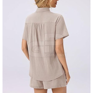 Style 2026 <b>Women</b> Summer <b>Shorts</b> Set Ladies Casual <b>Short</b> Suit With Matching Top Lightweight Material And Fashion Look - Product Image 3
